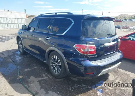 2017 Nissan Armada Sl from USA, damaged, VIN JN8AY2ND2H9005149